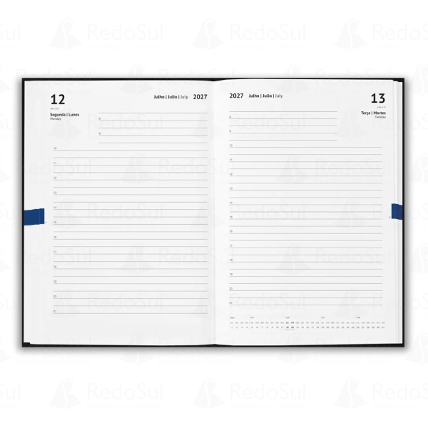 Agenda personalizada em PU tamanho 14,8 x 21 cm Agenda personalizada em PU tamanho 14,8 x 21 cm